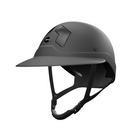 Flex-on Armet Paardrijhelm Dark Angel Zwart Polo Klep Zwarte Kinband Zwart