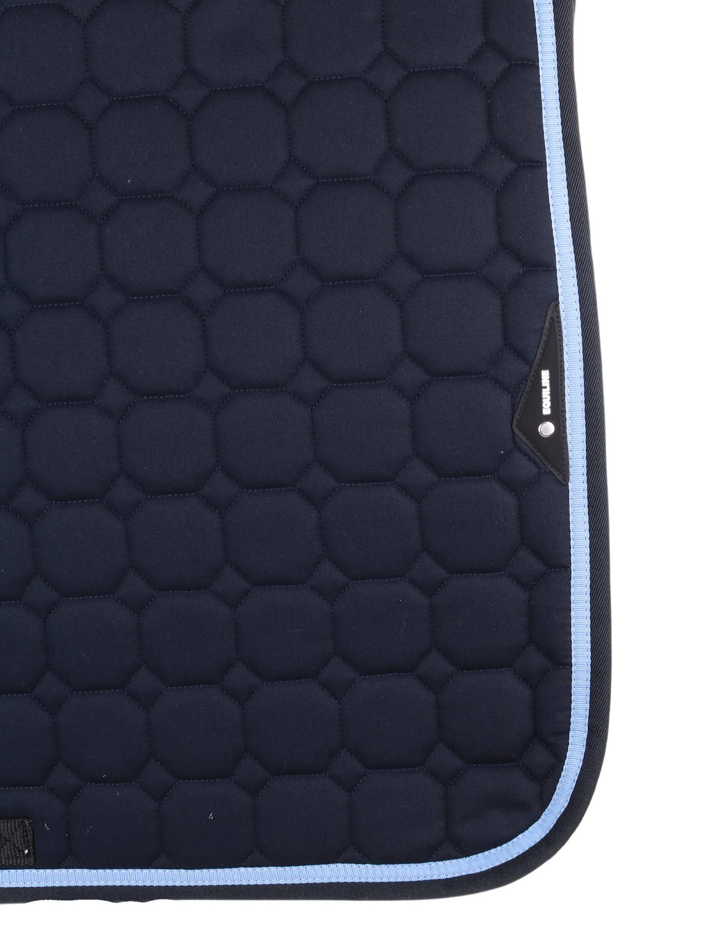 Equiline Schabracke Octagon Navy-Hellblau