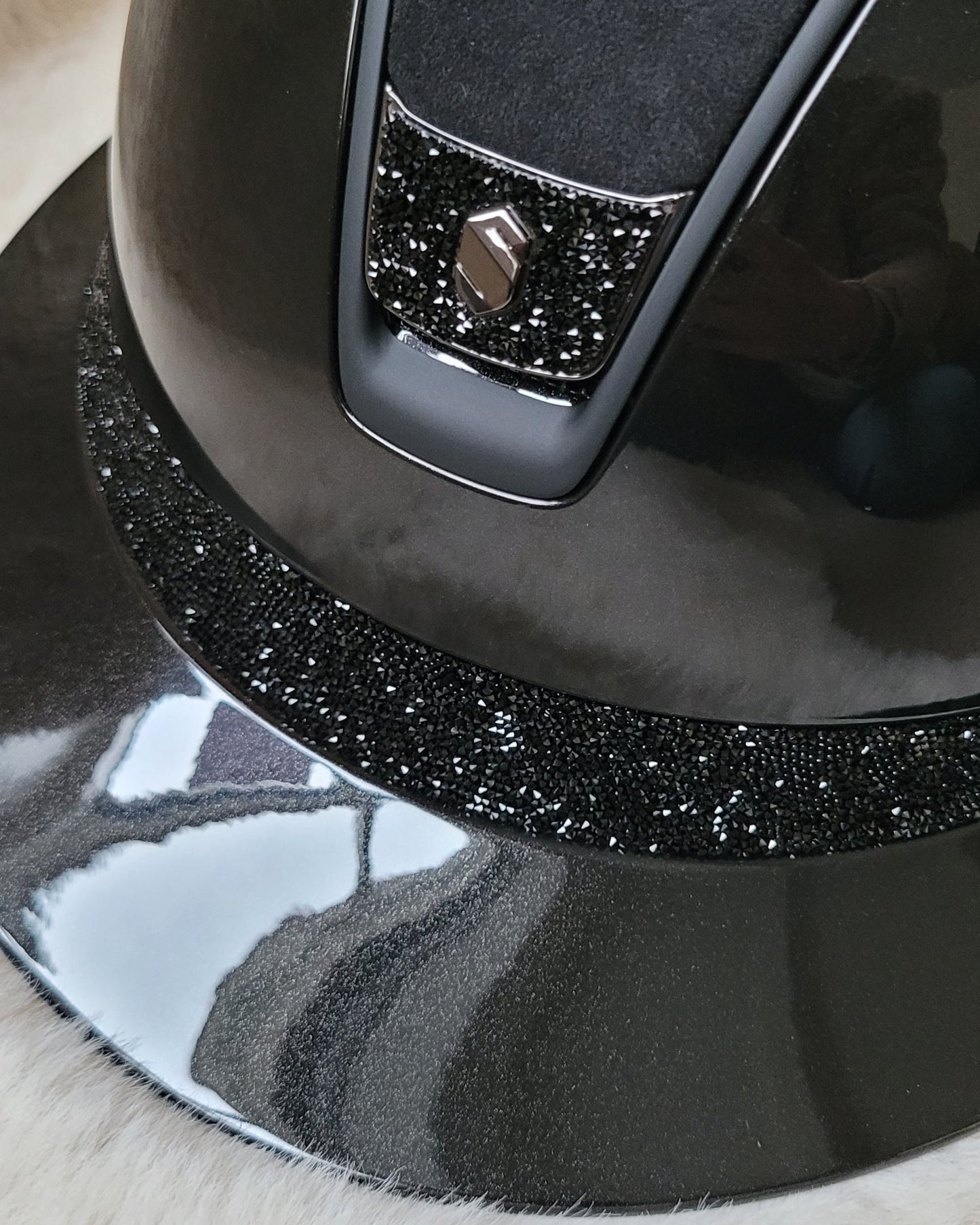 Samshield 2.0 Miss Shield Shadowglossy Ultra Fine Rock Blazon Frontal Band Schwarz