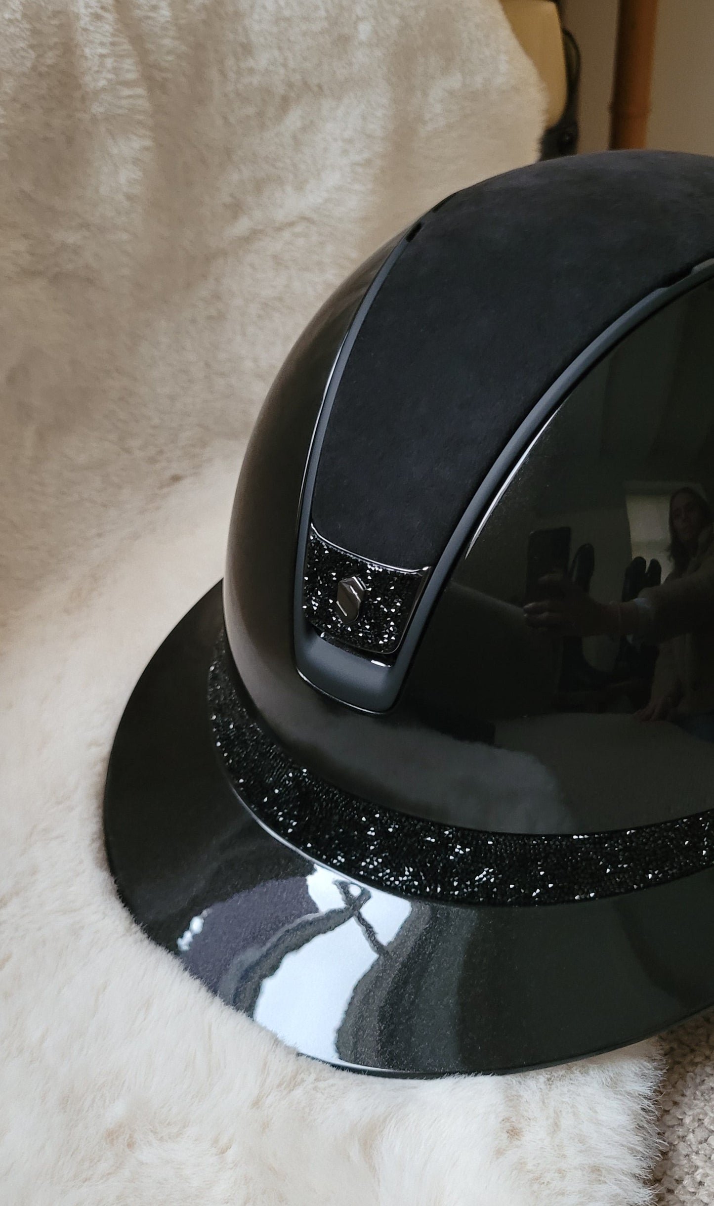 Samshield 2.0 Miss Shield Shadowglossy Ultra Fine Rock Blazon Frontal Band Schwarz