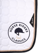 Equiline zadeldekje Octagon Wit HRC Logo