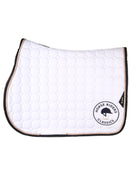 Equiline zadeldekje Octagon Wit HRC Logo