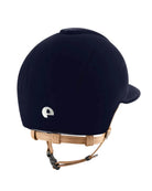 Kep Italia Paardrijhelm Smart Nova Velvet Polo Klep Beige Kinband