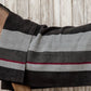 Kentucky Horsewear Heavy Fleecedecke Square Stripes schwarz/grau