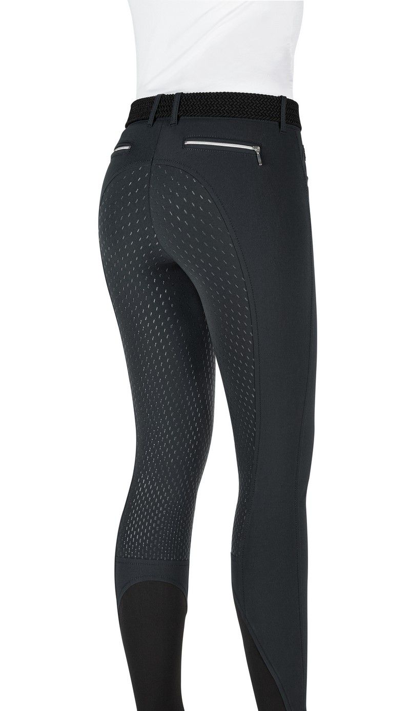 Equiline reithose Damen vollbesatz  X-Grip Cedar Schwarz