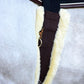 Kentucky Horsewear Schaffell-Gurt Nylon braun