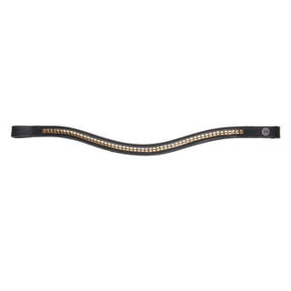 LJ Leathers clincher stirnband Schwarz