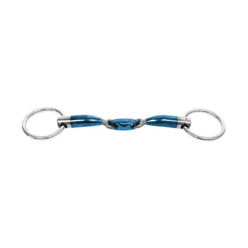 TRUST equestrian Sweet Iron Doppelt Gebrochen Wassertrense Kleine Ringe