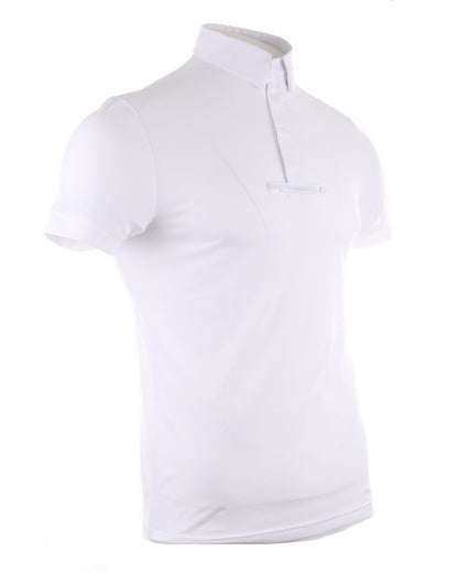 Equiline Turniershirt Herren Kurzarm Celirac Weiß