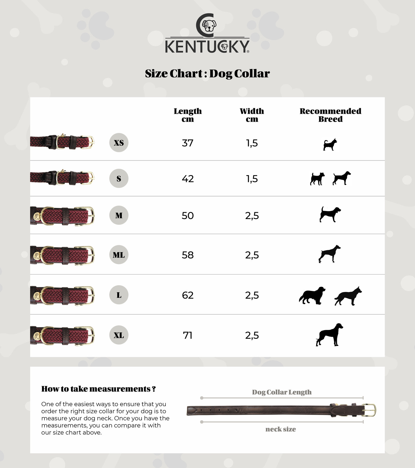 Kentucky Horsewear Geflochten Nylon Hundehalsband