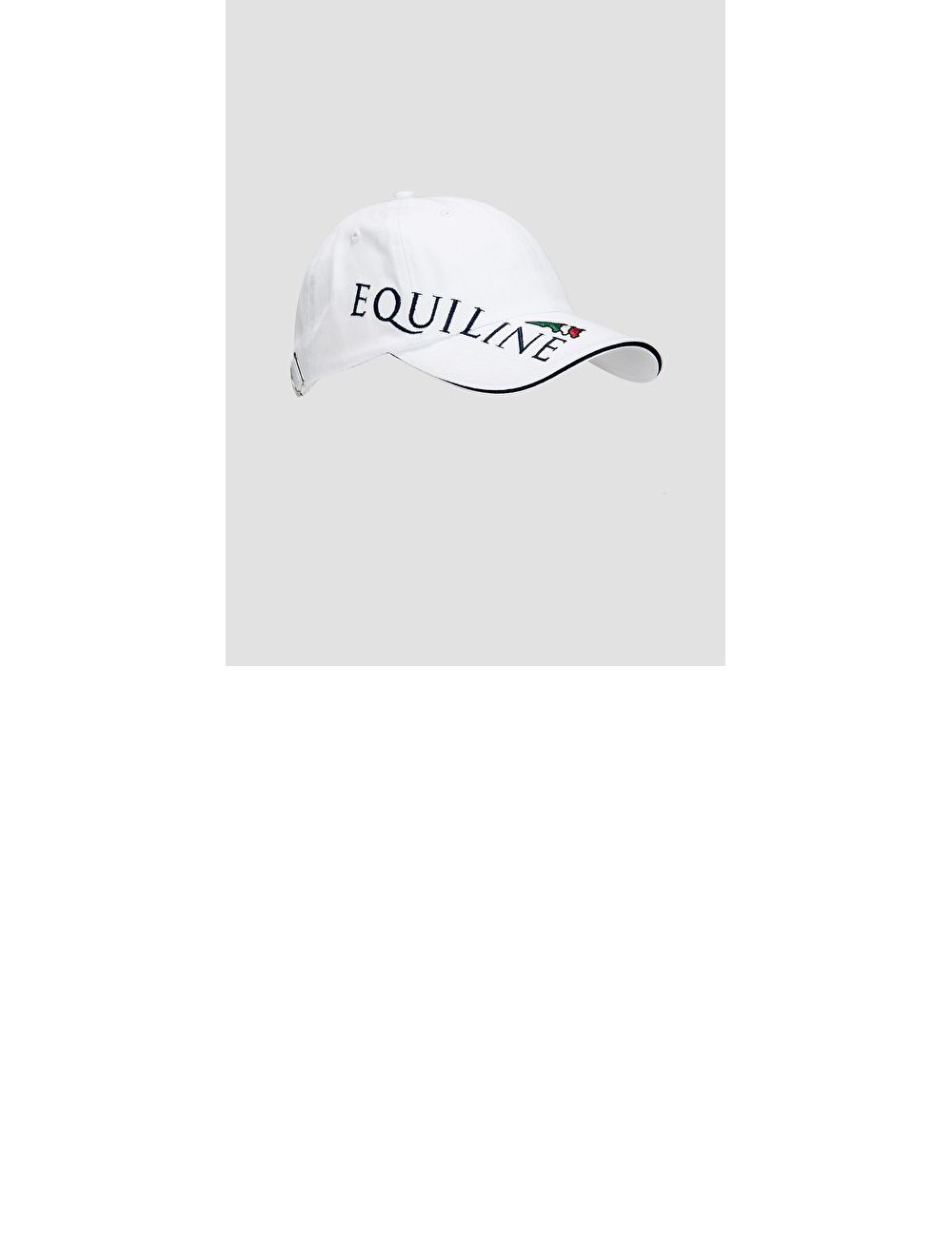Equiline Verstellbare Kappe mit Equiline Logo Weiss